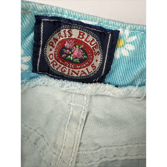 Vtg. Paris Blues Women's Size 7 Low Rise Flare Daisy Jeans Y2K  Made in USA - Picture 6 of 14